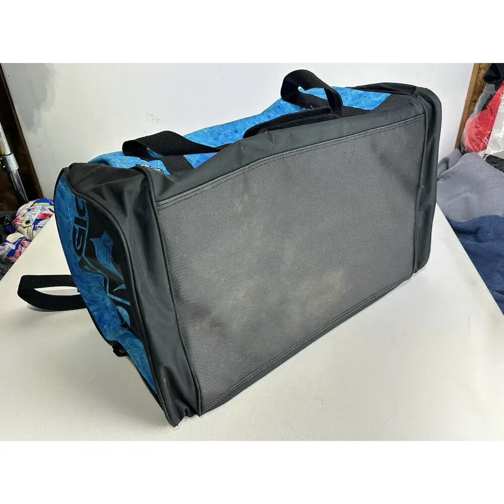 Pelagic Heavy Duty Aqua Blue 50L Duffle Bag Hole